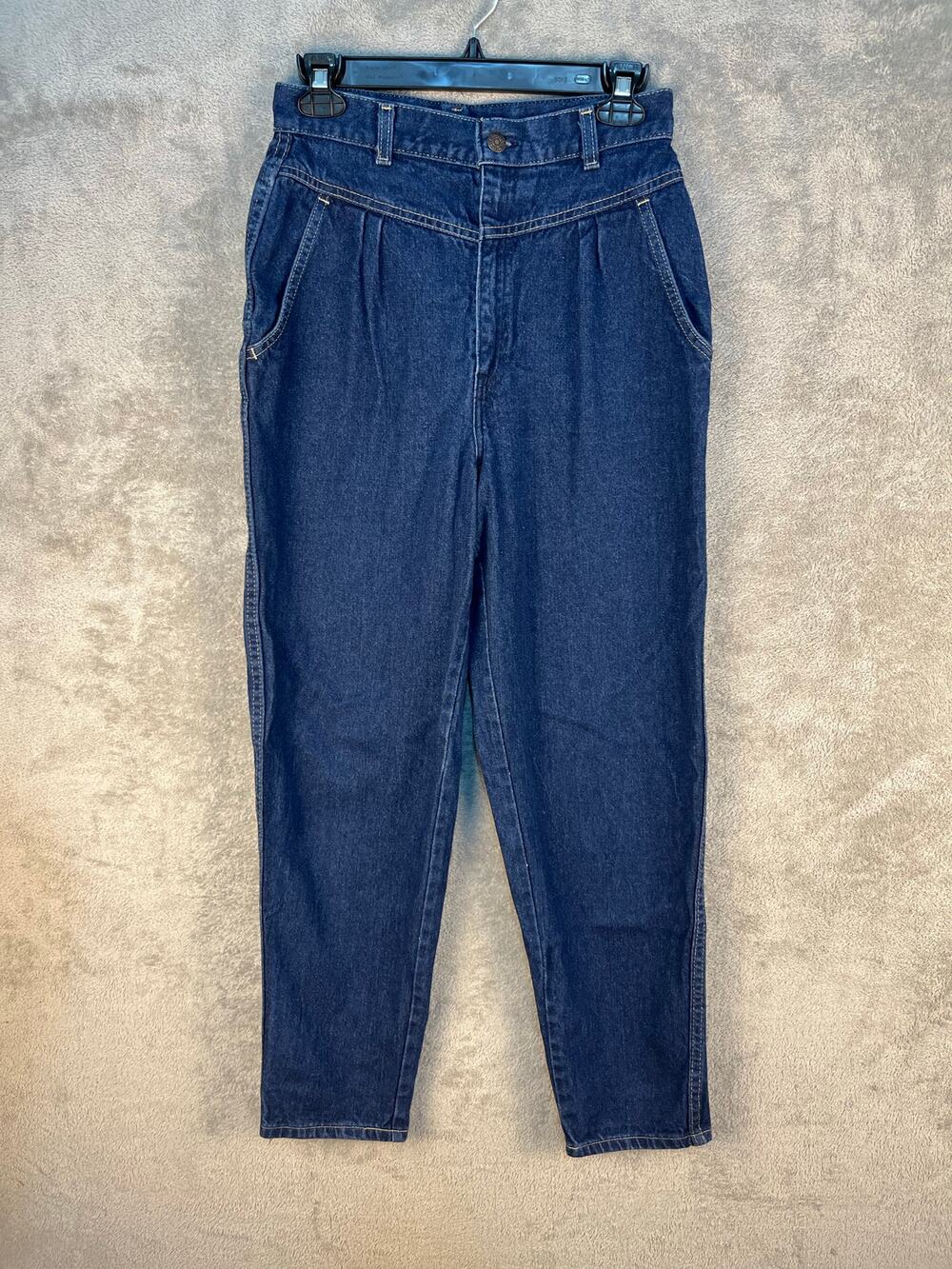 Vintage Levi's Brown Tab Jeans Size 11/26 High Rise Tapered Waist Workwear